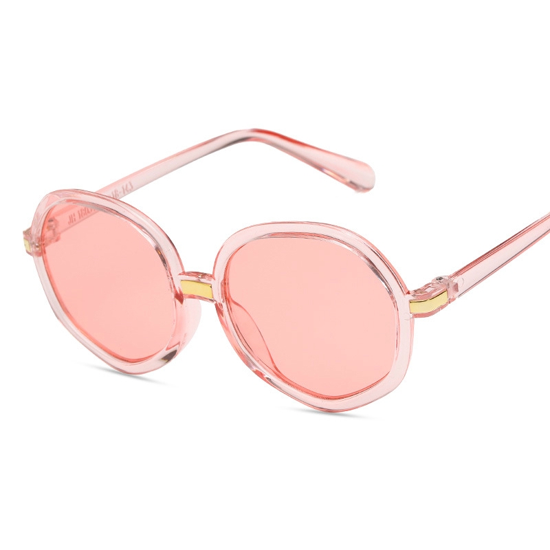 Korean version of round fashion polygon sunglasses