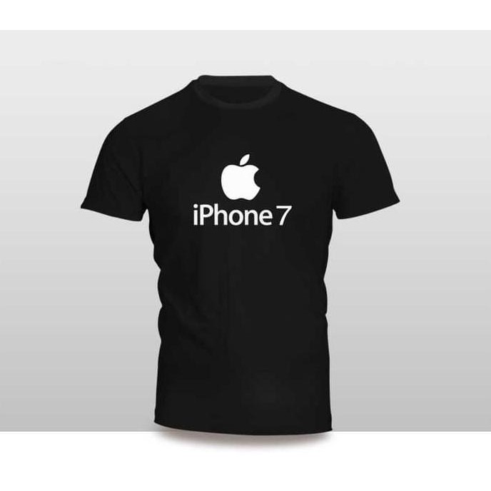 TERLARIS KAOS BAJU DISTRO HANDPHONE - KAOS HANDPHONE IPHONE 7 LOGO FONT