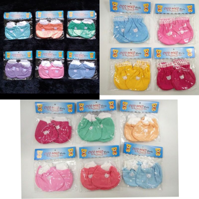 MOMS_ Sarung Tangan dan Kaki Bayi Murah/ STK Bayi 1LUSIN