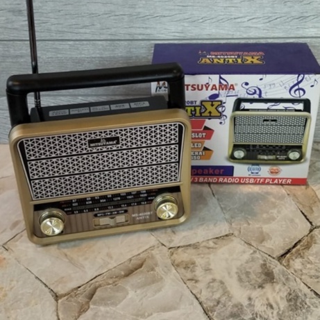 RADIO KLASIK MEREK MITSUYAMA MS-4020BT TIPE ANTIK BISA BLUETOOTH