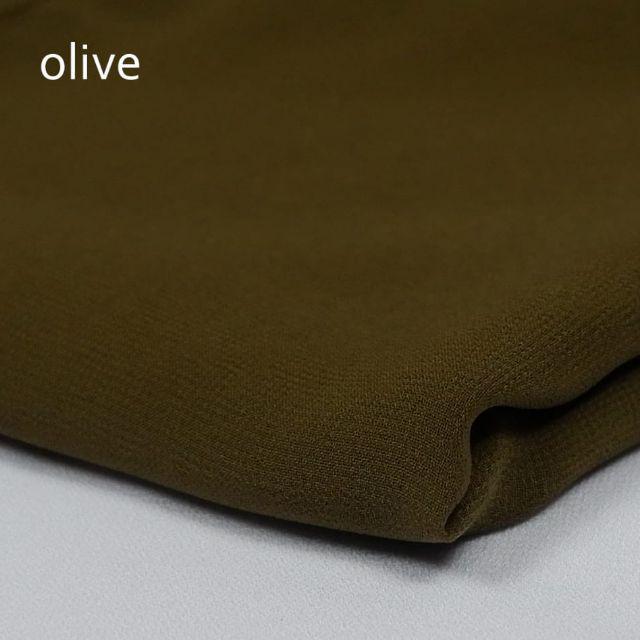 PASMINA 2 in 1 INER / PASHMINA + INNER /  PASHMINA / PASHMINA CERUTY (dijahit dengan innernya)-Olive