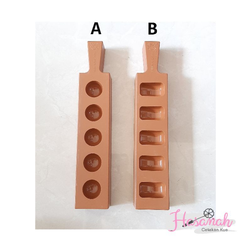 Cetakan Nastar Ketok Plastik Impor Malaysia / Cetakan Nastar Bulat Kotak