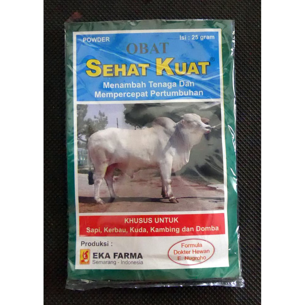 Obat Vitamin Ternak Eka Farma Obat Sehat Kuat 25g