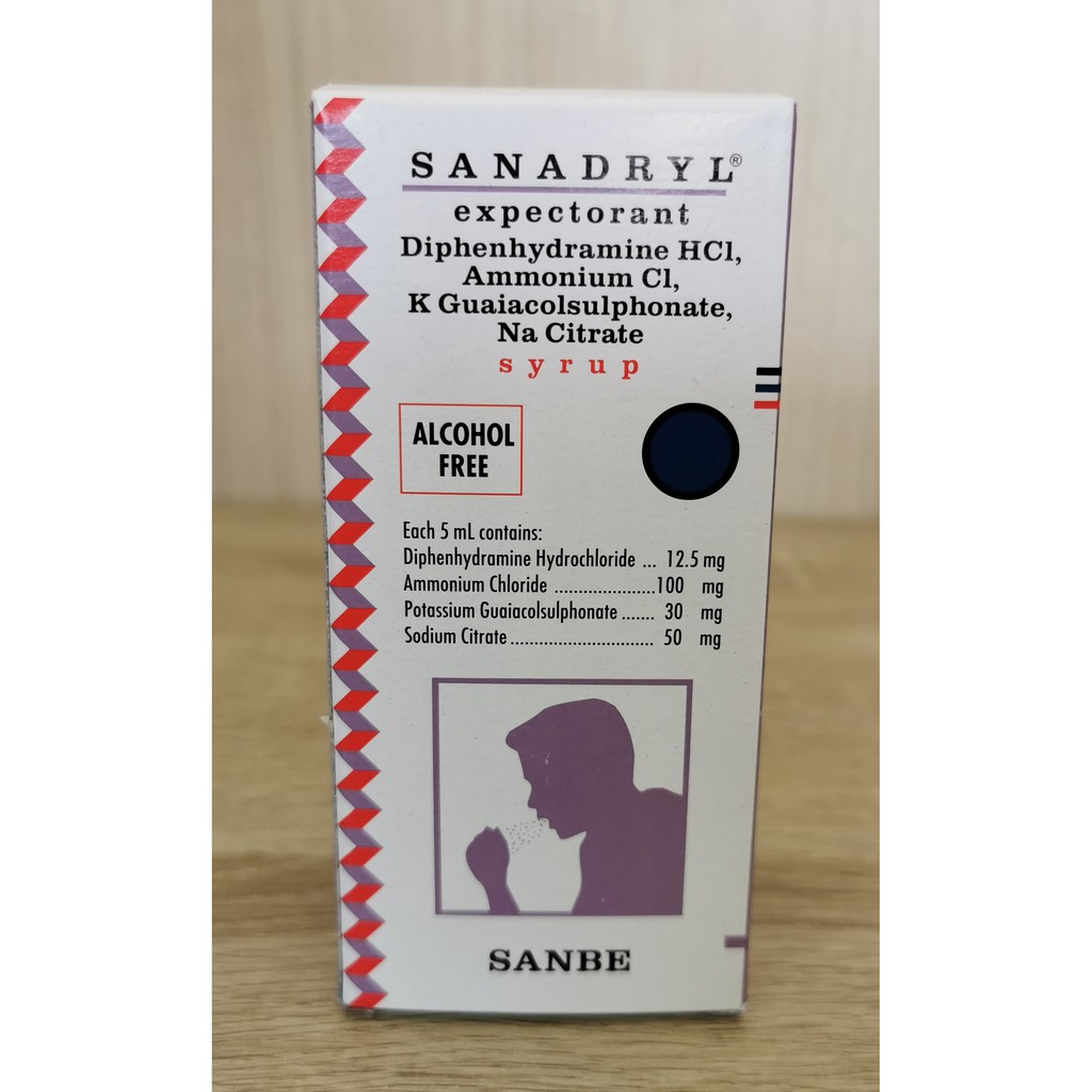 Sanadryl Ekspektoran Sirup 120ml