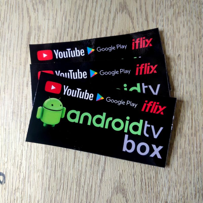 Stiker Android TV Box