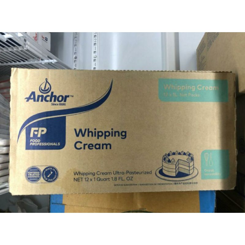 

Anchor Whipping Cream 1Liter x 12 | 1 Karton