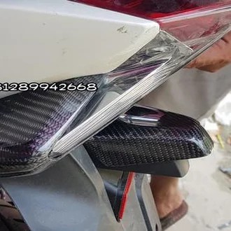 cover lampu sein belakang Honda all new pcx 2018 2020 carbon kevlar