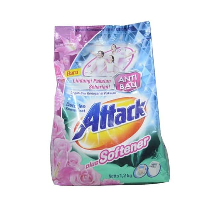 ATTACK DETERGENT PLUS SOFTENER 1.2 KG