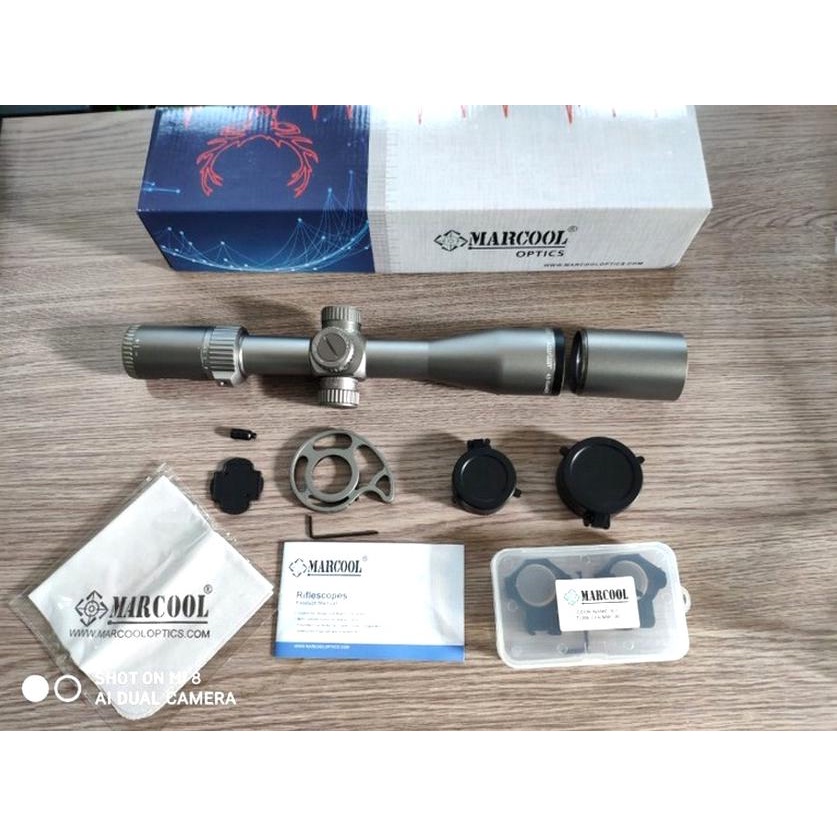 Teleskop Marcool Asailant 4.5-18X44 Sf Warna Silver Terbaru