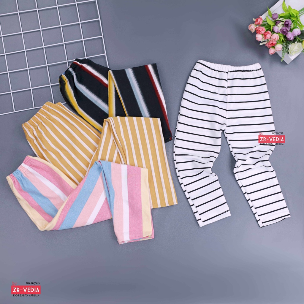 [IMPORT] Legging Nara uk Bayi - 15 Tahun / Leging Motif Celana Ketat Panjang Lejing Laging Anak Perempuan Premium