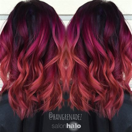 COLOR ME RED BERRY hair color cream / cat pewarna rambut