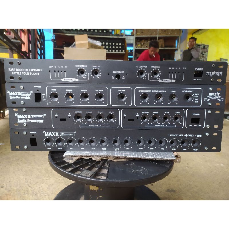 Box Audio Prosessor | Box Crossover 4Way dan sub | Box Parametric | Box Bass Bosster Expander