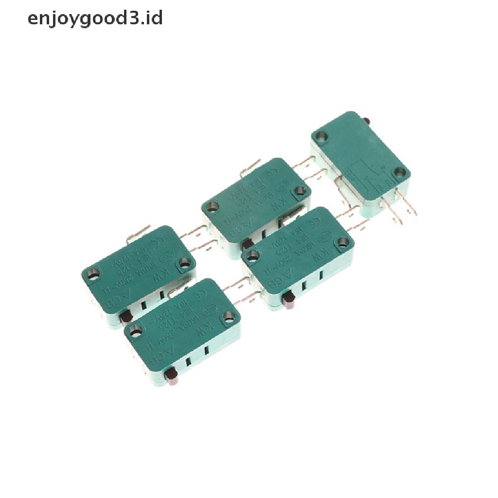 5pcs Kw7-0 15a 16a Micro Switch Buka Tutup