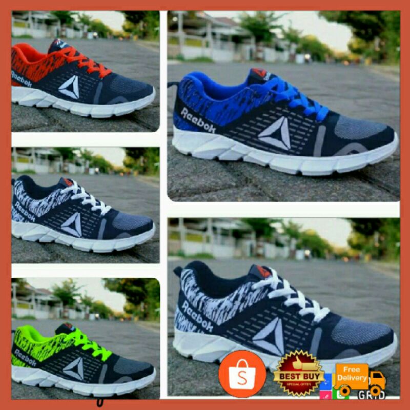 sepatu pria Reebok / sepatu olahraga pria / sepatu lari reebok BG-886