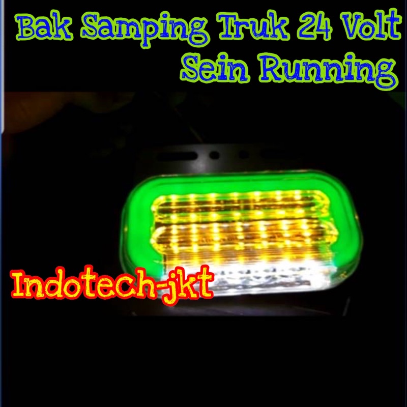 Lampu Bak Truk 12 &amp; 24 Volt Sein Running