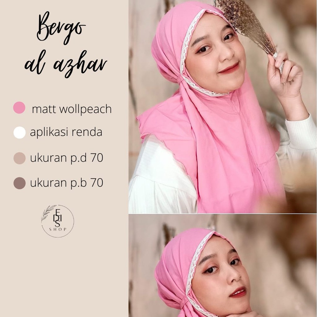 BERGO MARYAM RENDA AL-AZHAR TERMURAH DAN TERLARIS /HARGA GROSIR