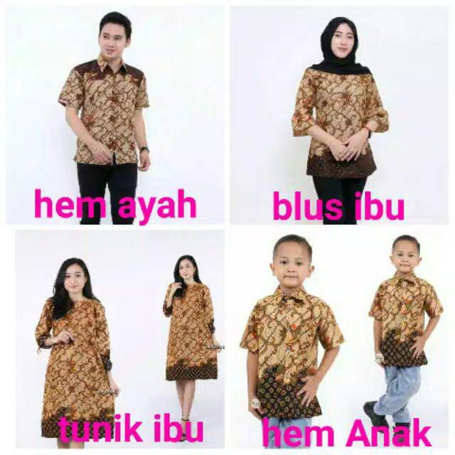 Batik Bella Paya Couple Batik Ipnu - Ippnu Bahan Katun Saten Halus Tebel Kualitas Cahaya Batik Cp
