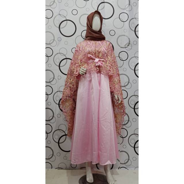 Gamis brukat rompi
