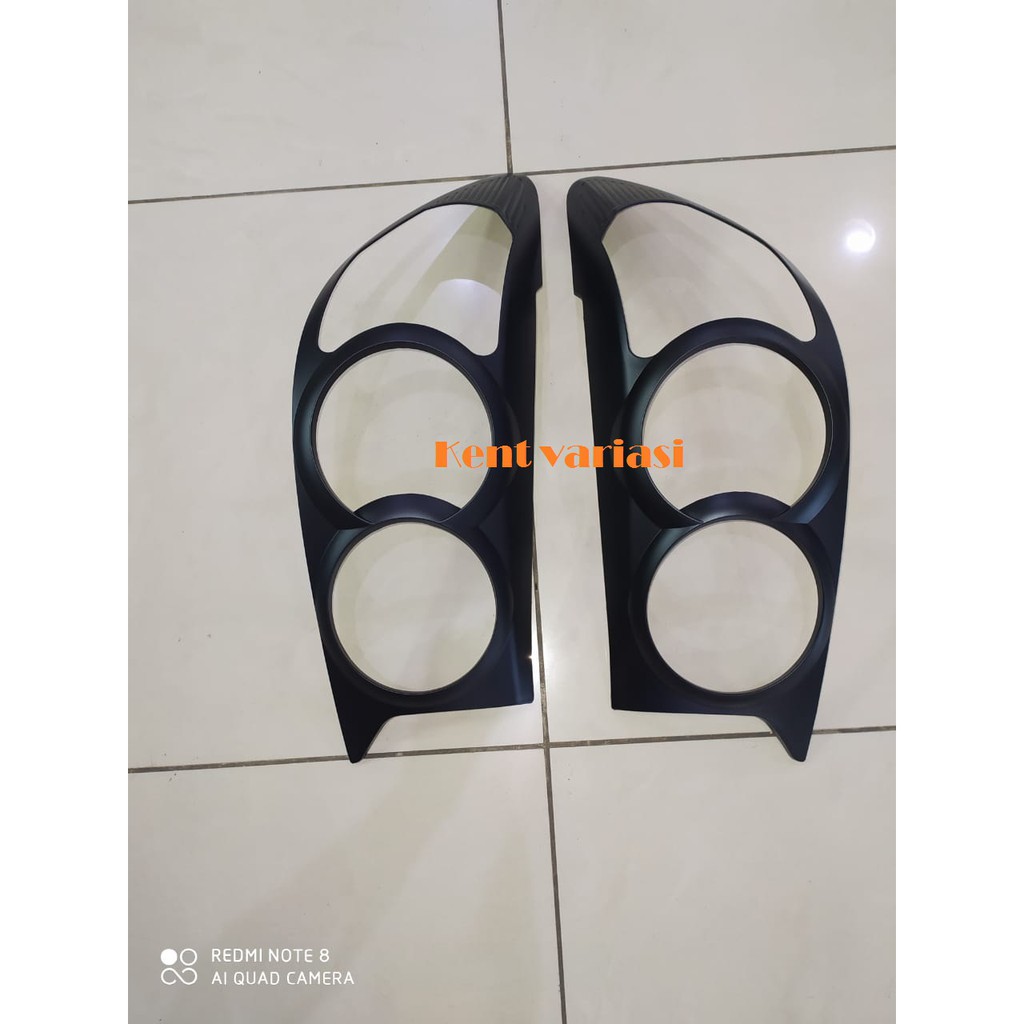 Paket garnish depan dan belakang new fortuner 2008-2010 blacktivo