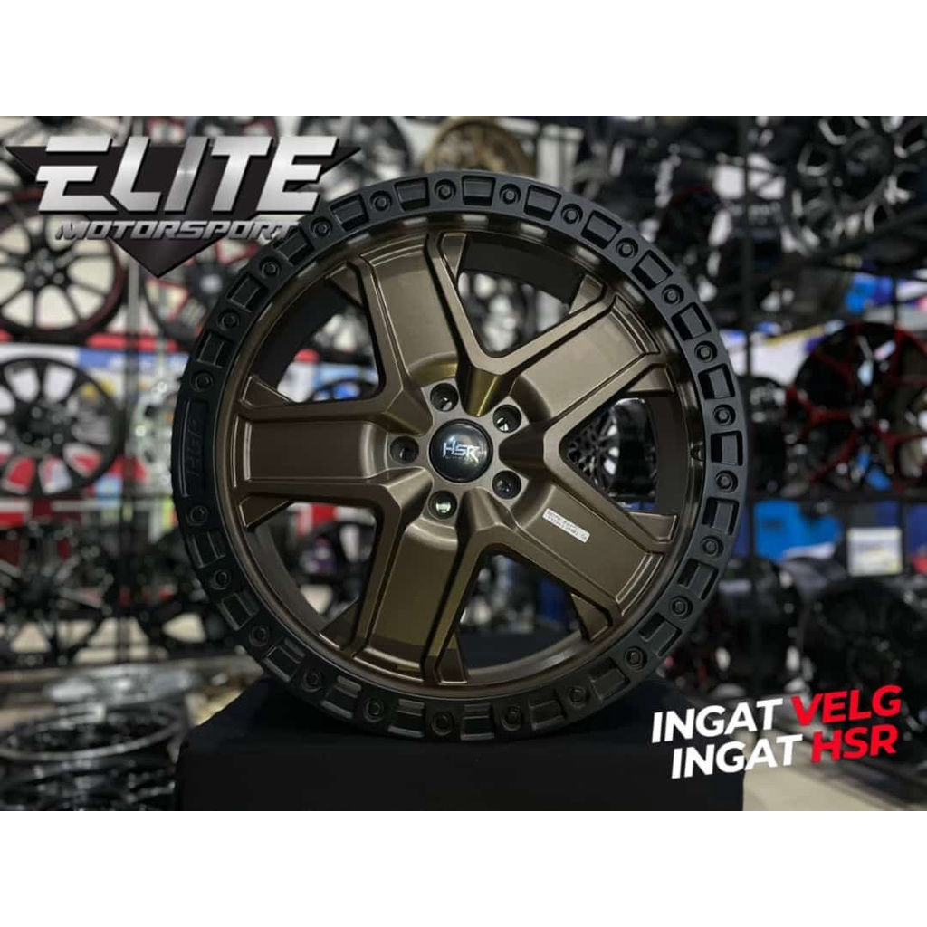 Velg Racing HSR R20 Mobil Crv Mazda Lexus Accord Civic Turbo Alphard Xtrail