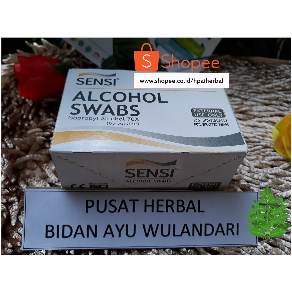 Tissue Alkohol Sensi isi 100 Shopee Indonesia