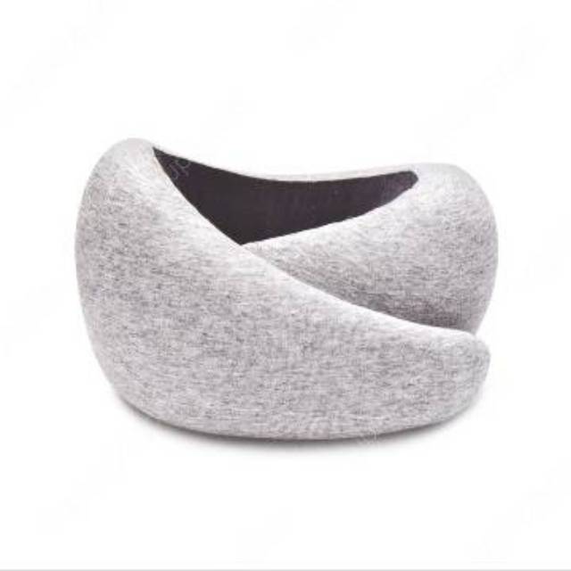 Bantal Leher Comfort Fit - Abu-Abu