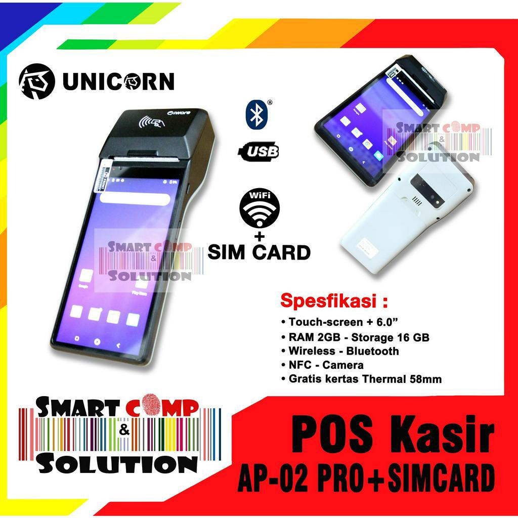 POS Android Mobile Mesin Kasir Portable Iware AP-02 PRO 2GB+16GB NFC