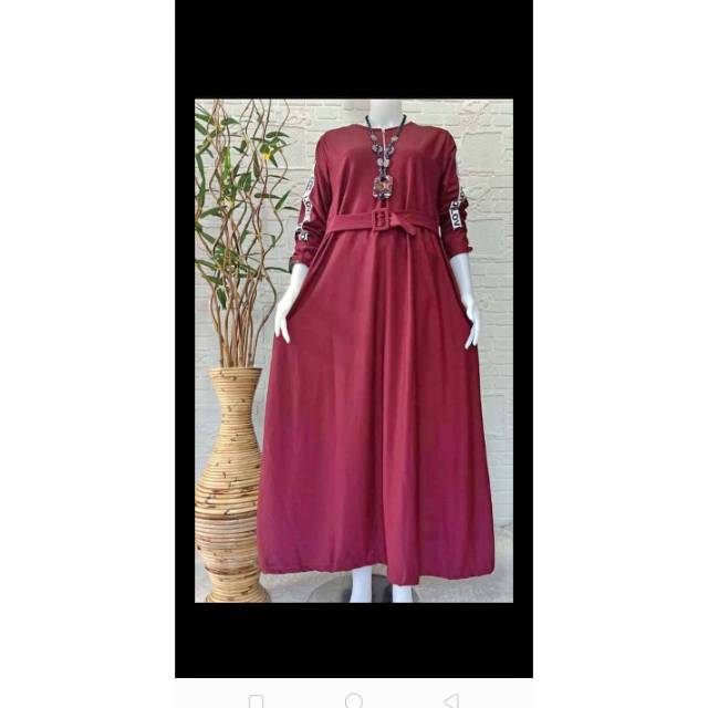 Gamis wafle bahan hyget super