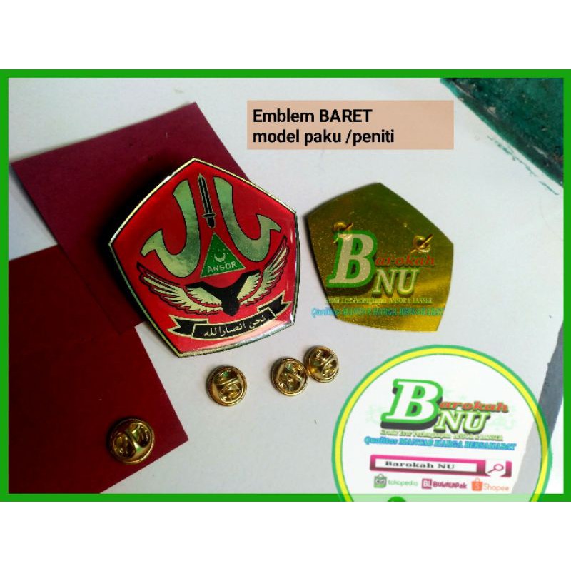 Emblem baret BANSER|pin BANSER |PIN DIKLATSAR|DIKLTSUS| PIN PELATIH BANSER