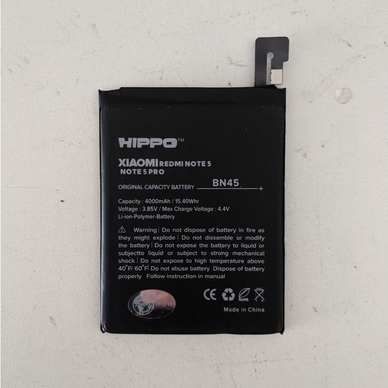 Baterai Redmi Note 5 - Redmi Note 6 PRO HIPPO BN45 BN48