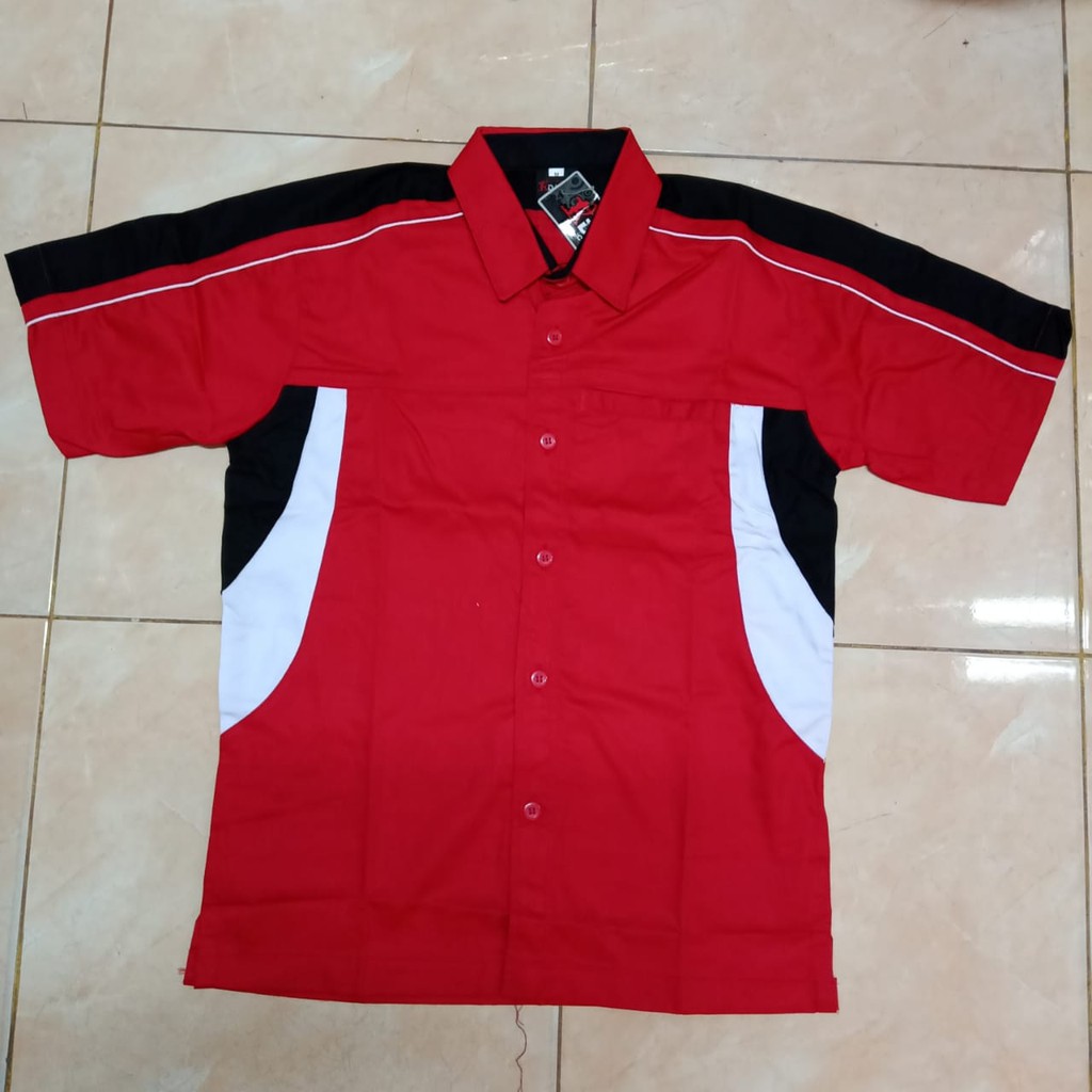 SERAGAM KOMBINASI, KEMEJA SERAGAM, BAJU KERJA, SERAGAM DRILL, BAJU PDH