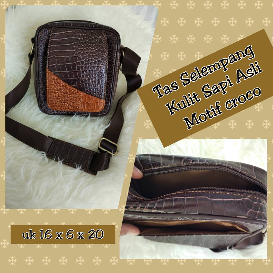 Tas Kulit Selempang Pria TS 03