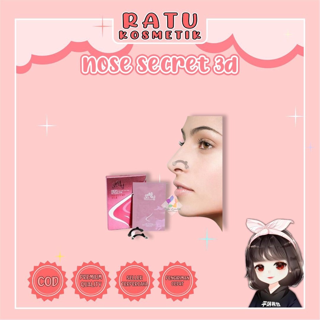 ❤ RATU ❤ Nose Secret 3D | Pemancung Hidung Teknologi Korea