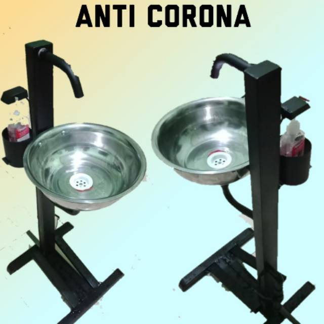 Wastafel portable injak anti Corona