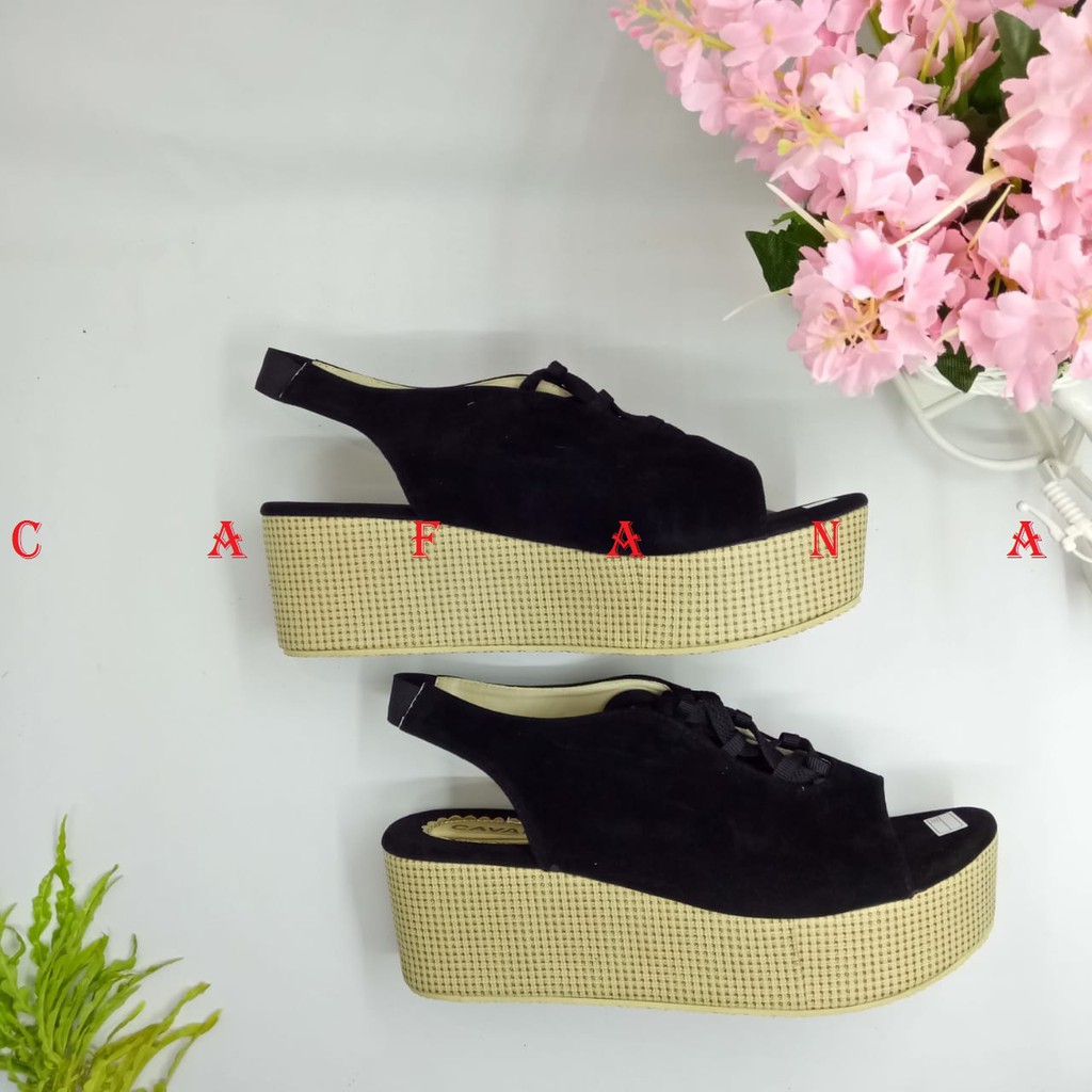 Cafana Wedges Wanita Tali SDW224