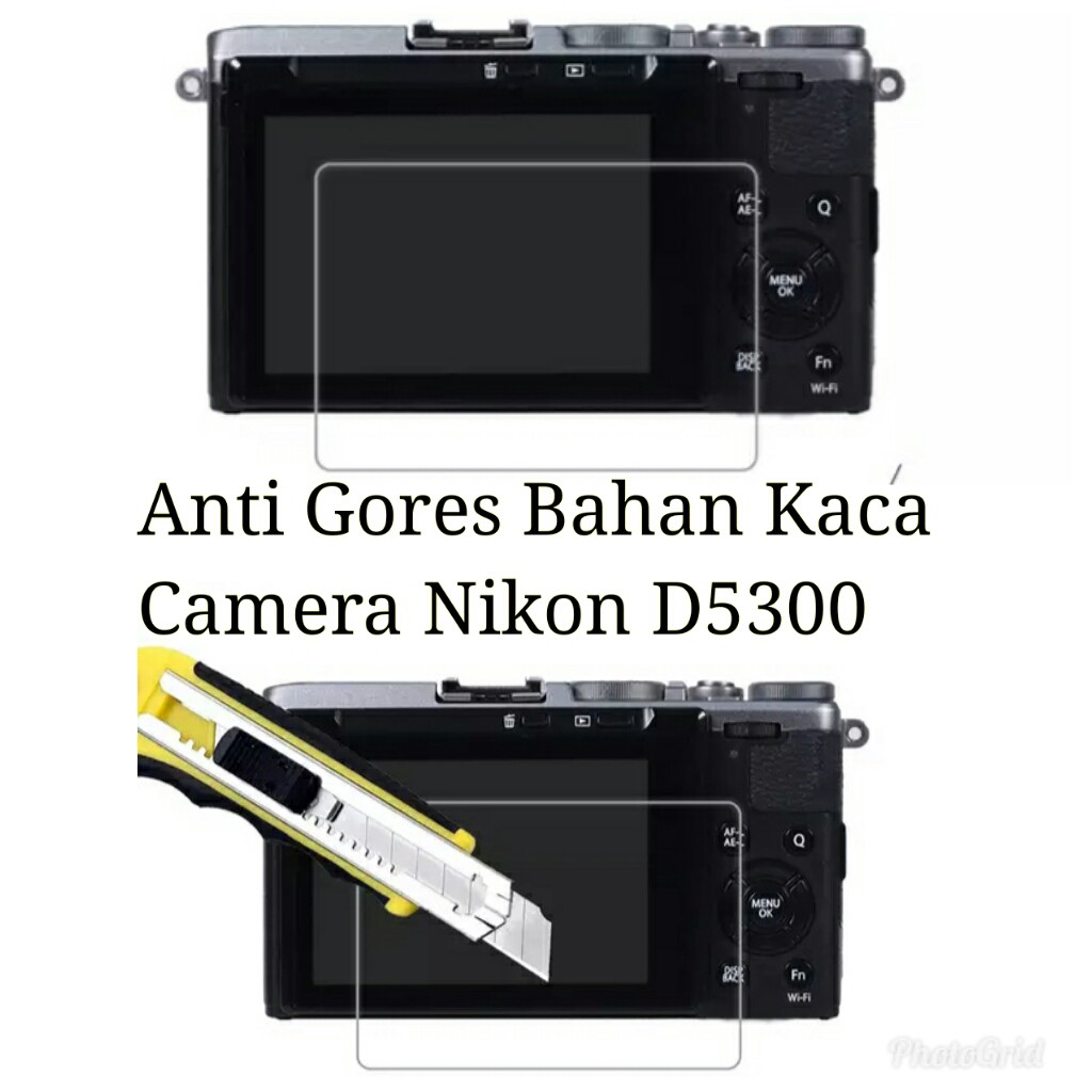 NIKON D5300 ANTI GORES TEMPERED GLASS LCD PROTECTOR