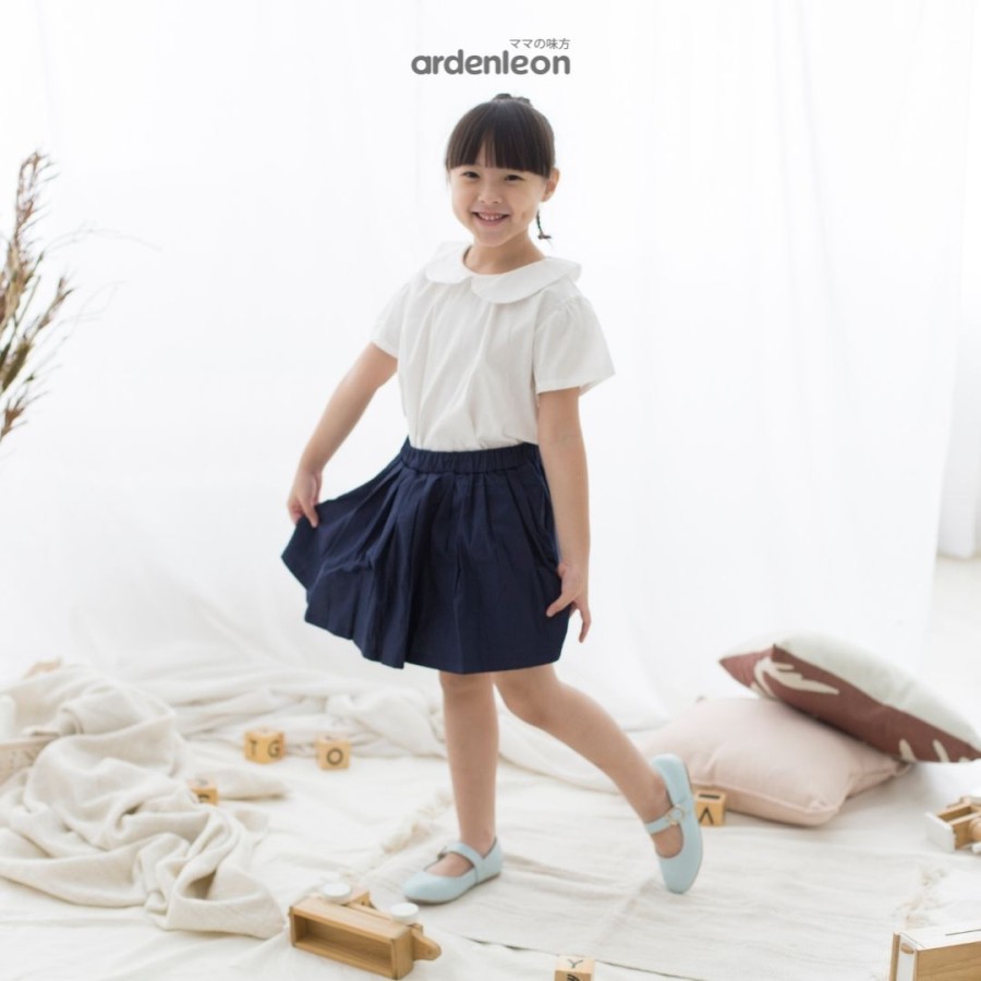 ARDENLEON Girls Luna Collar Blouse Atasan Anak