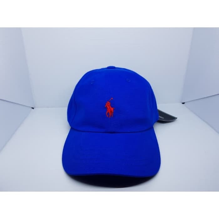 Topi Polo Ralph Lauren Biru Original