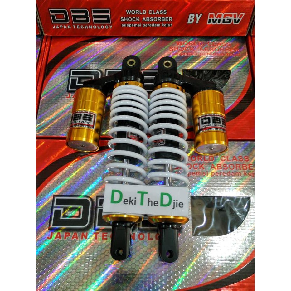 Shock Shockbreaker DBS ORIGINAL Yamaha AEROX 155 GOLD WHITE grab