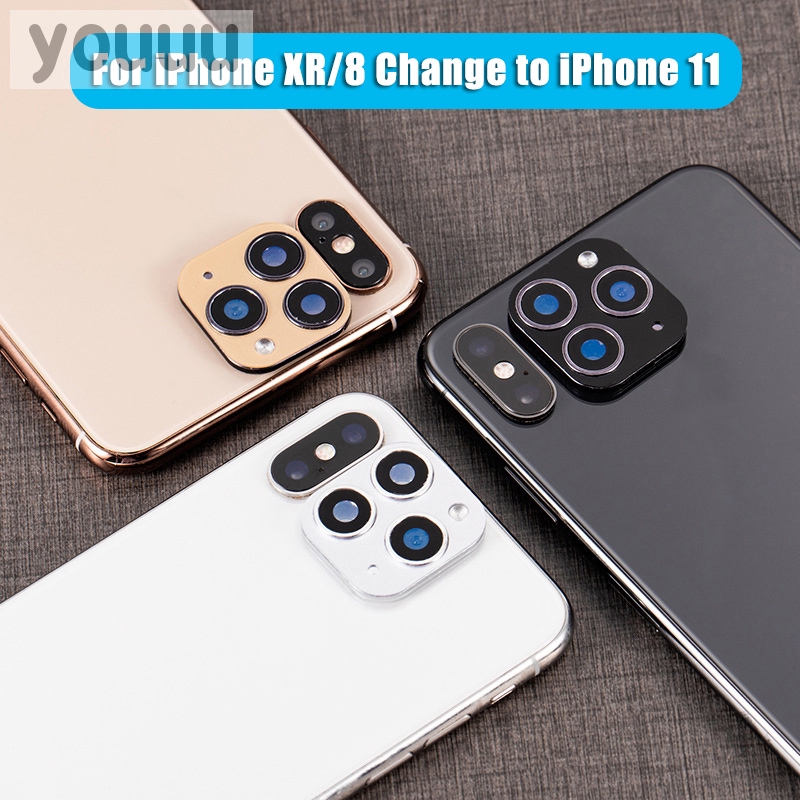 Lens Sticker for iPhone XR/XS Camera Cover Seconds Change