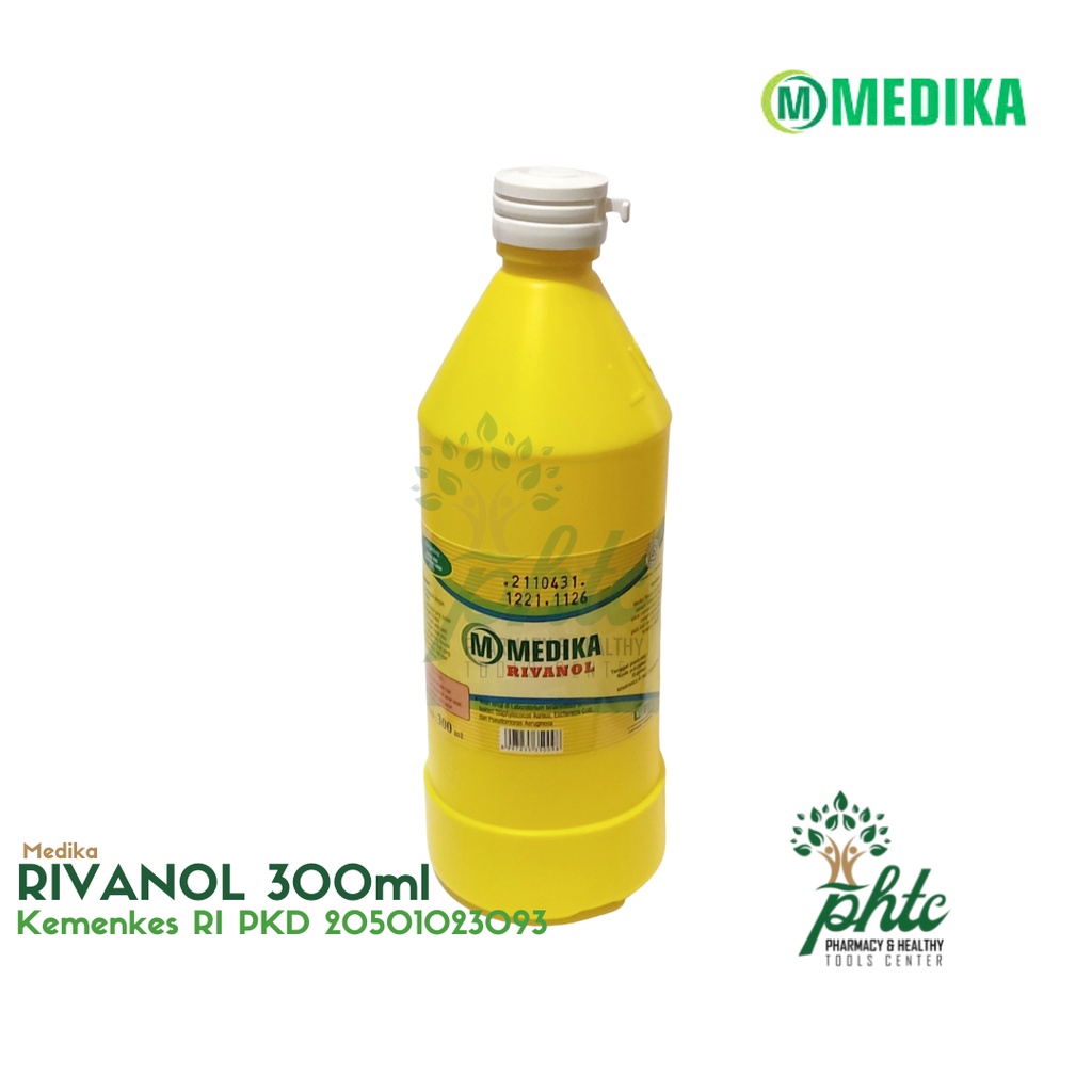 MEDIKA Rivanol 300ml l Larutan Pembersih Luka l Antiseptik 300 ml