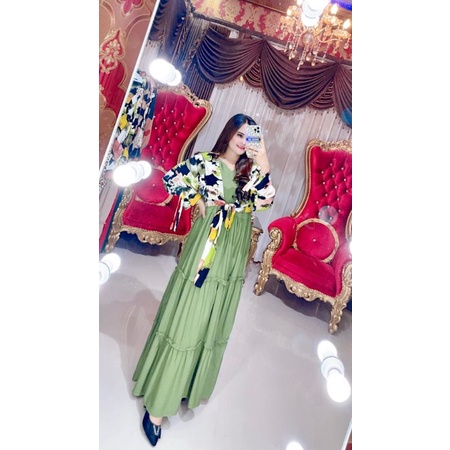 SET 2 IN 1 MAXY DRESS PRILLY BY QUEEN FASHION