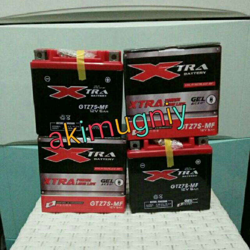 aki motor nmax gtz7s aki kering extra