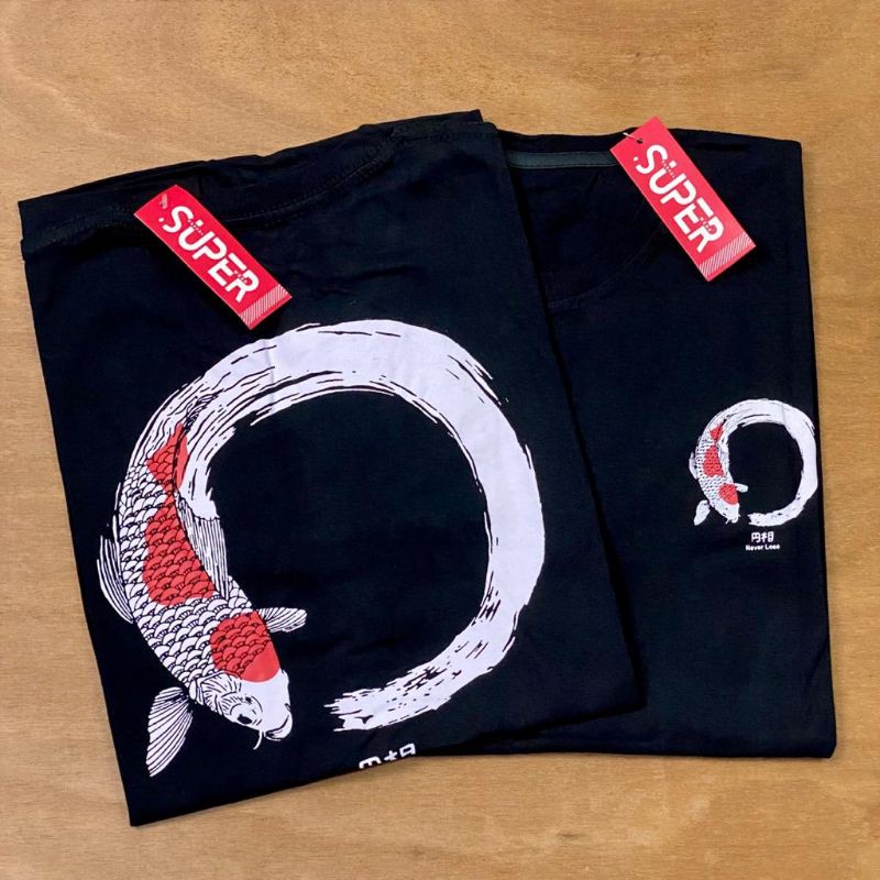 CASH ON DELIVERY - KAOS MOTIF KOI JEPANG