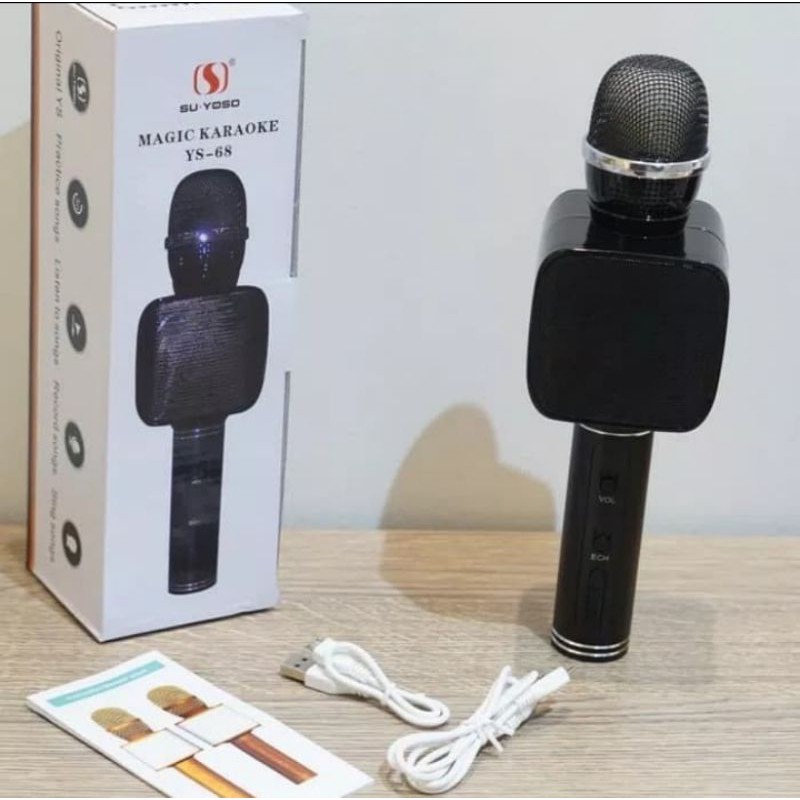 Mic karaoke YS-68 Bluetooth wireless portable