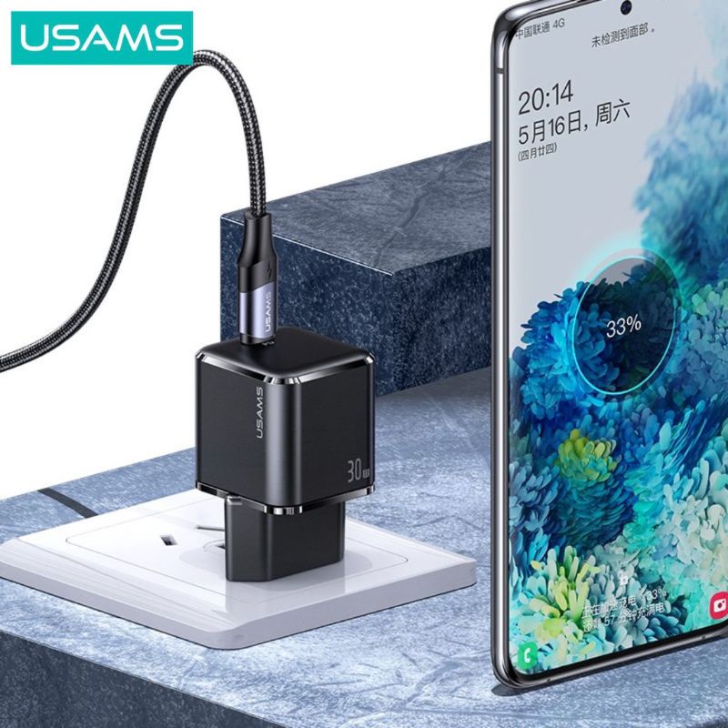 USAMS T45 Charger 30W Super Si PD Fast Charger