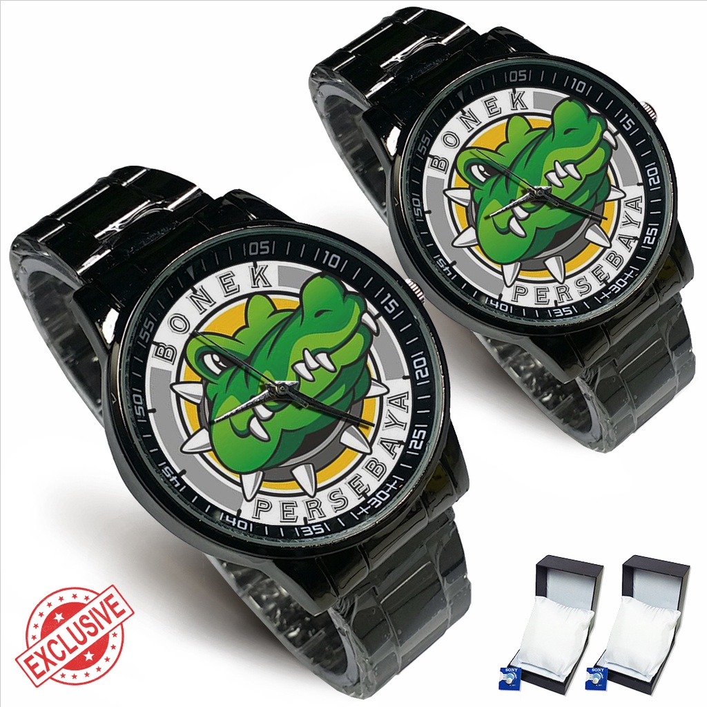 Jam Tangan Rantai Couple PERSEBAYA BONEK - 2 (Awesome)