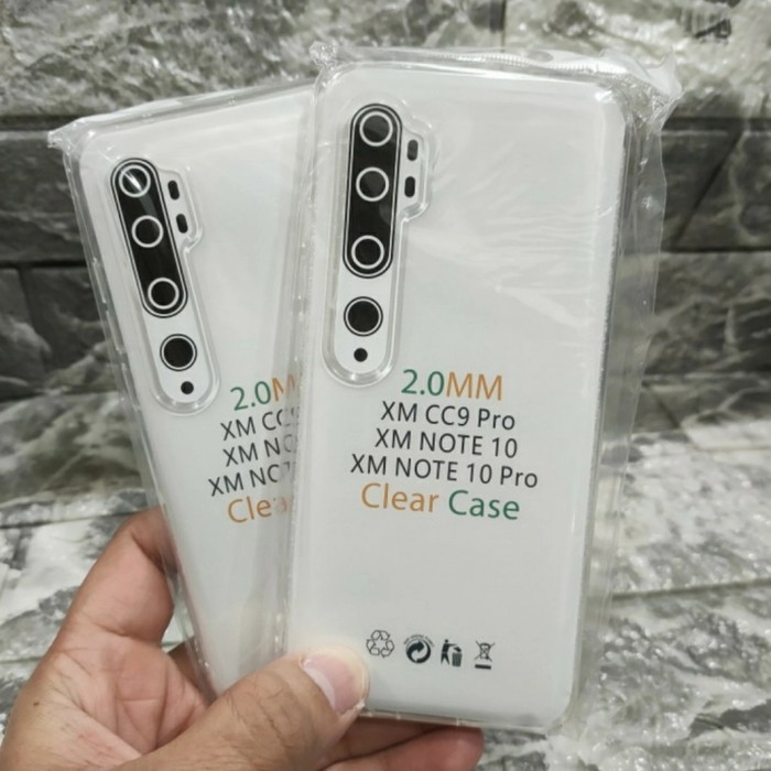 C/C- Softcase Clear Case Sillikon Kondom Case Bening Xiaomi Mi Note 10 Pro by POA