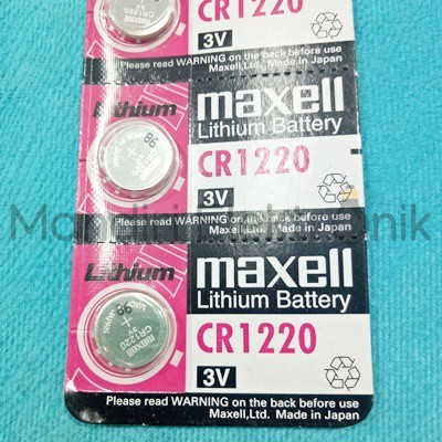 Baterai Maxell CR1220 3V Original