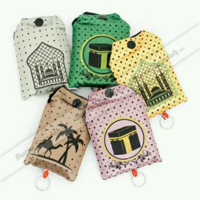 Oleh oleh haji tas cetet+Sajadah silky